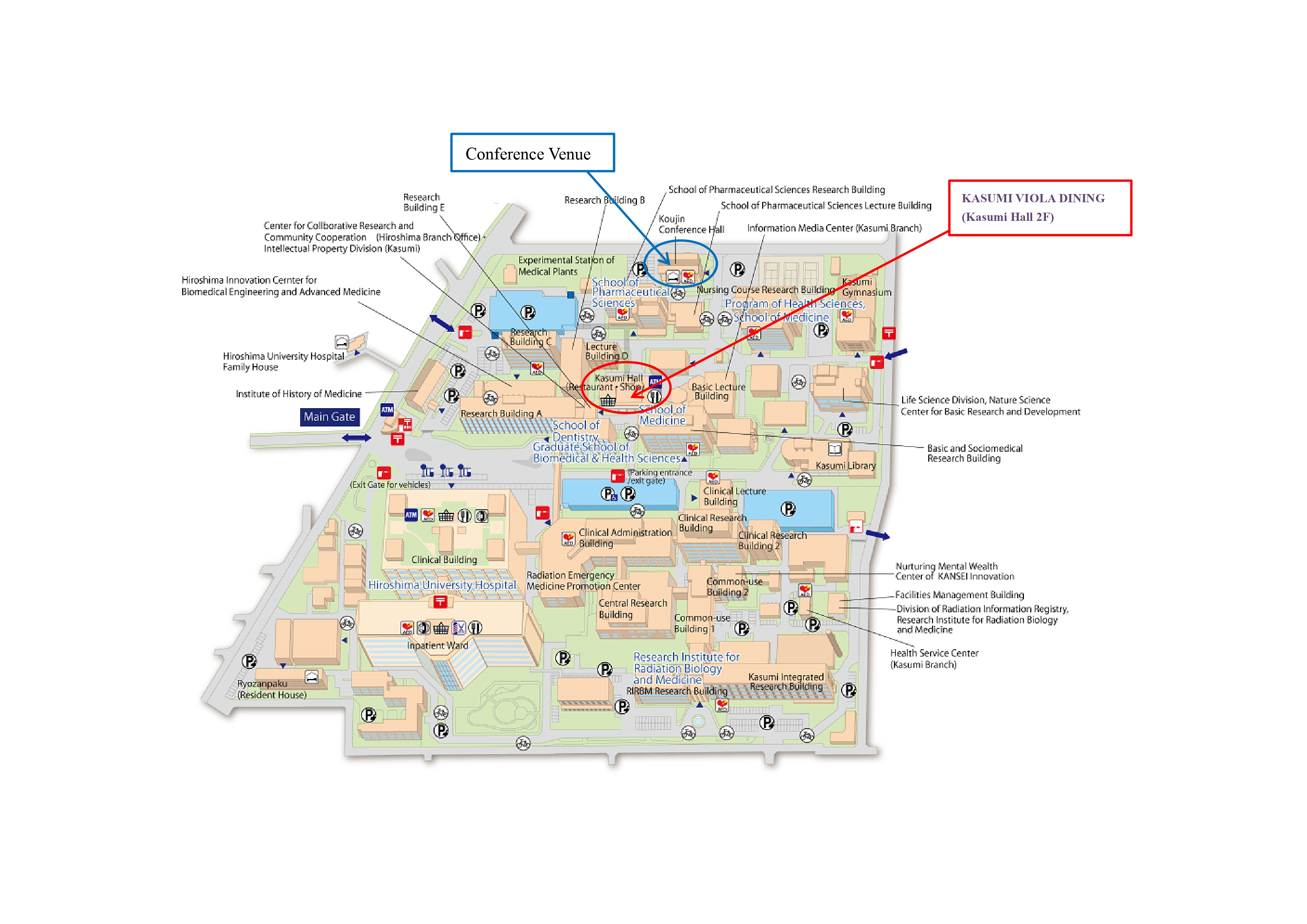 Kasumi Campus Map